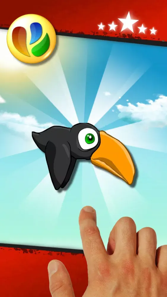 ภาพหน้าจอของ Black Bird - Free Fun Flight Game