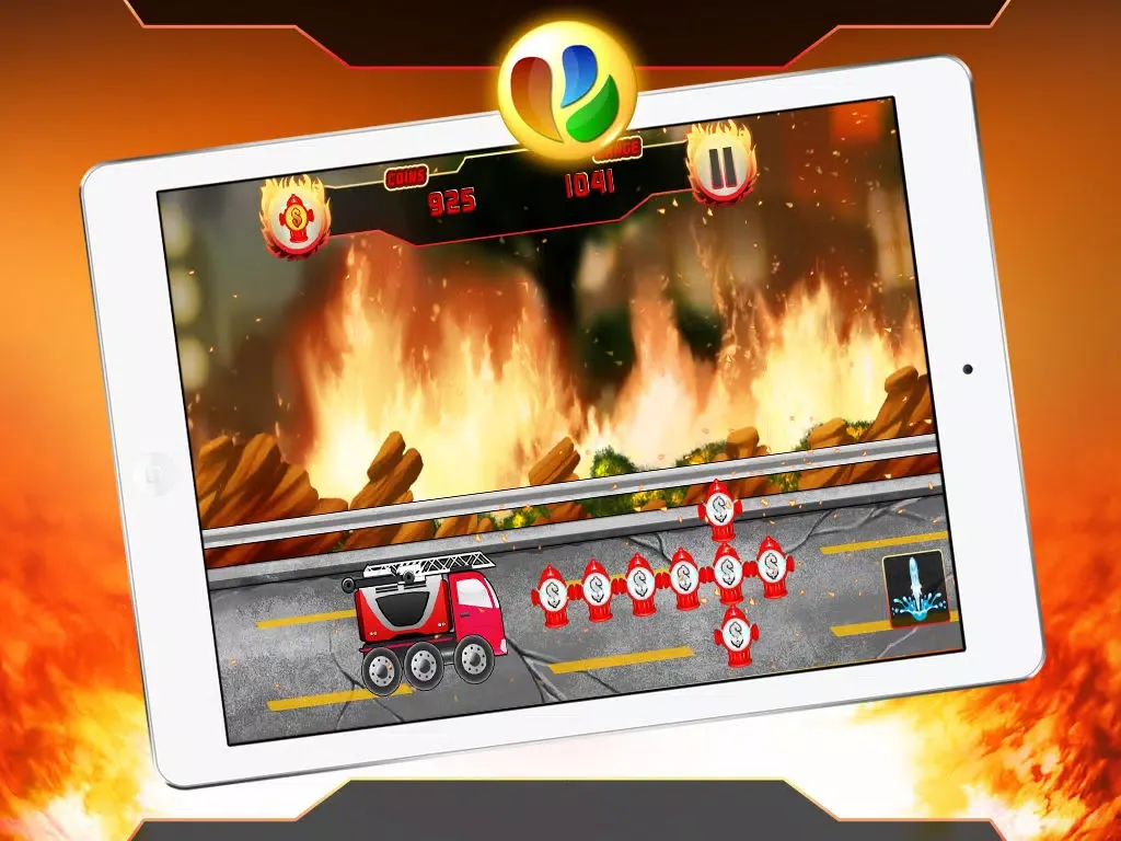 Capturas de tela do Fun Fire Fighters Racing Game iPad 