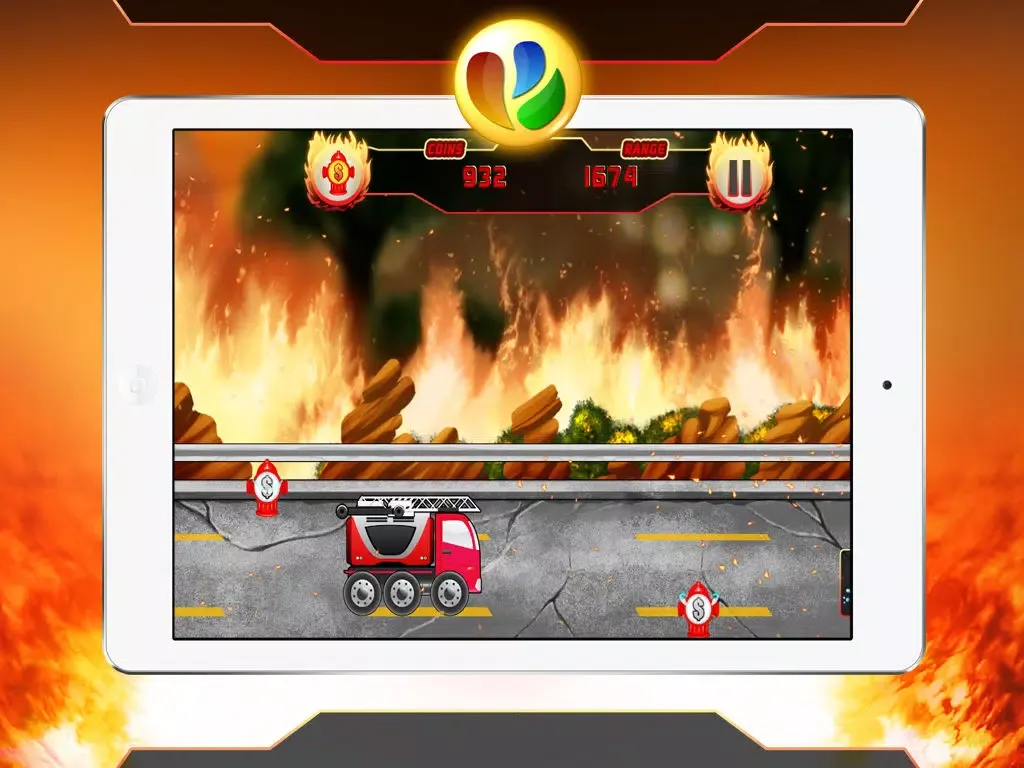 Capturas de tela do Fun Fire Fighters Racing Game iPad 