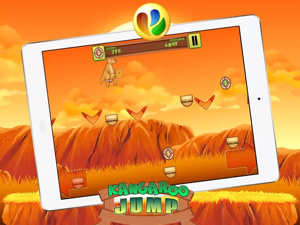 Kangaroo Jump and Run Game iPad 应用截图