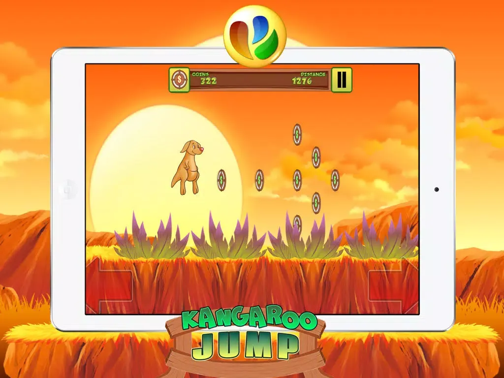 Kangaroo Jump and Run Game iPad 应用截图