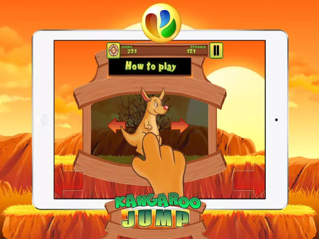 Kangaroo Jump and Run Game iPad 应用截图
