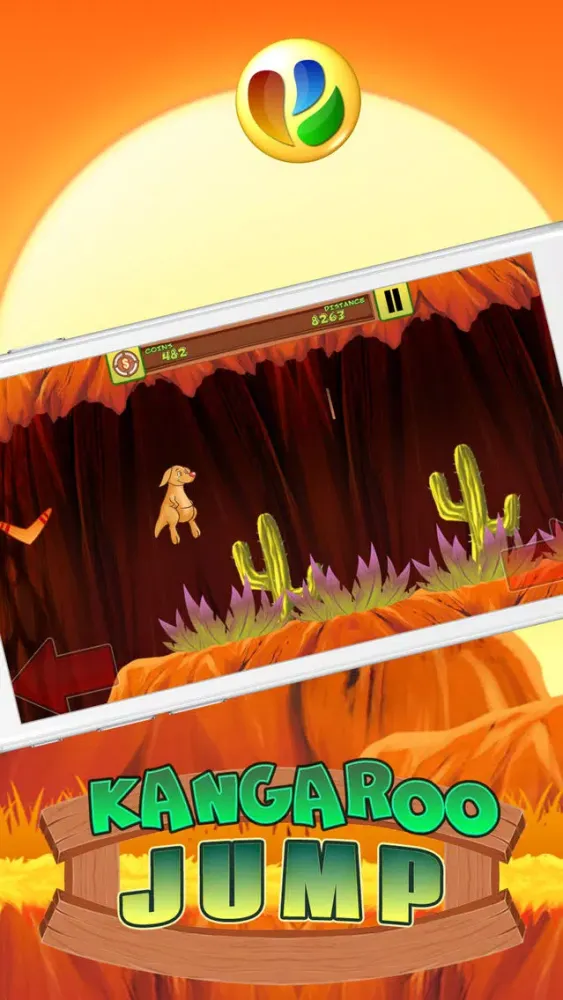 Kangaroo Jump and Run Game应用截图