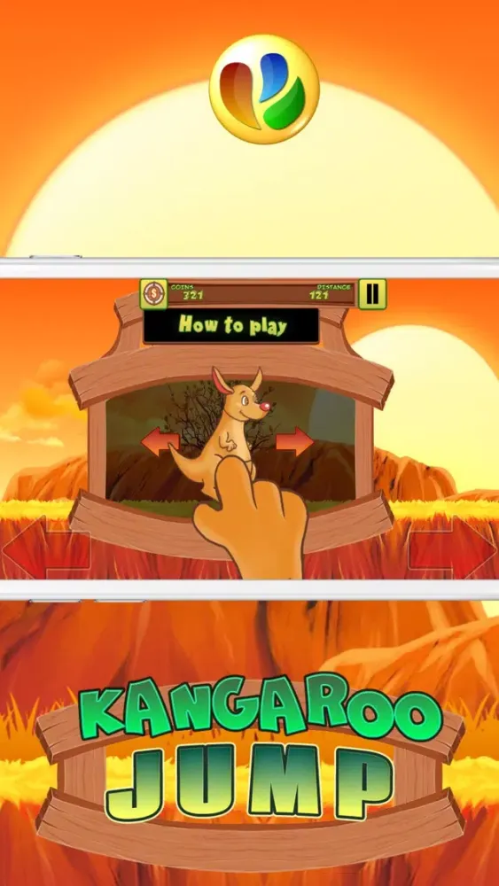 Kangaroo Jump and Run Game应用截图