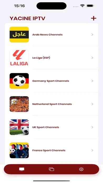 Yacine Player TV M3U IPTV Screenshots