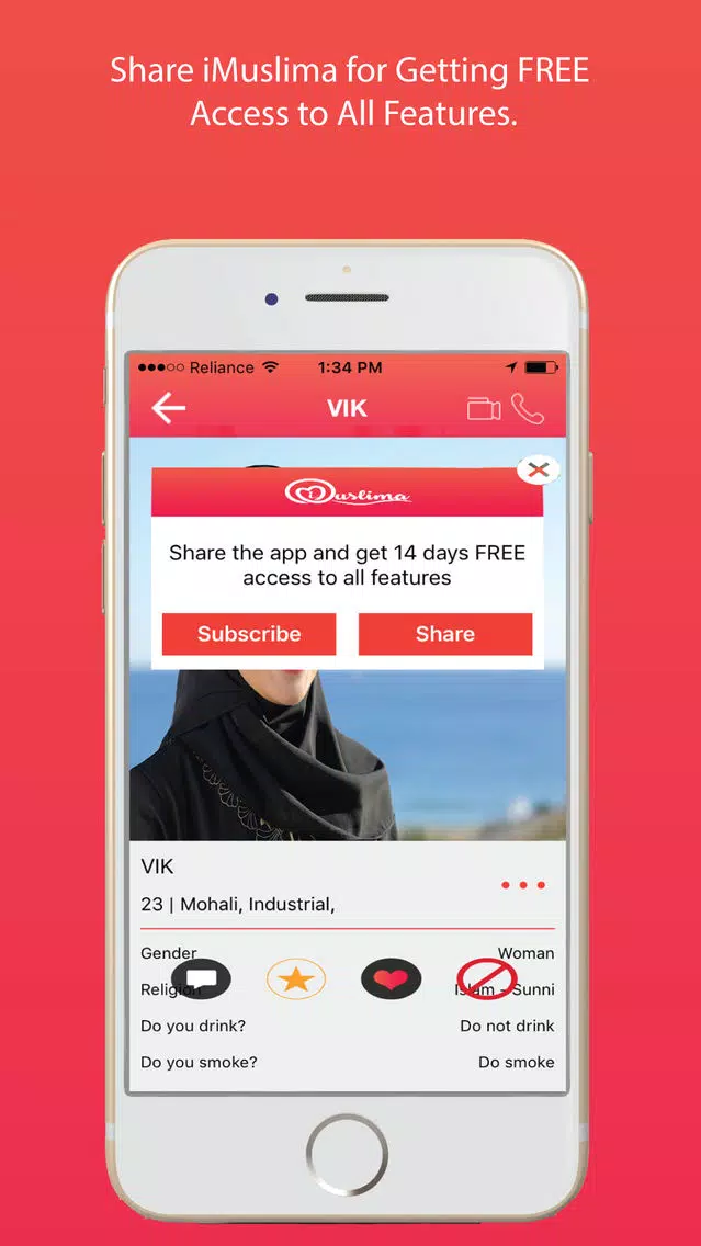 iMuslima - Single Muslim Match Making App Screenshots
