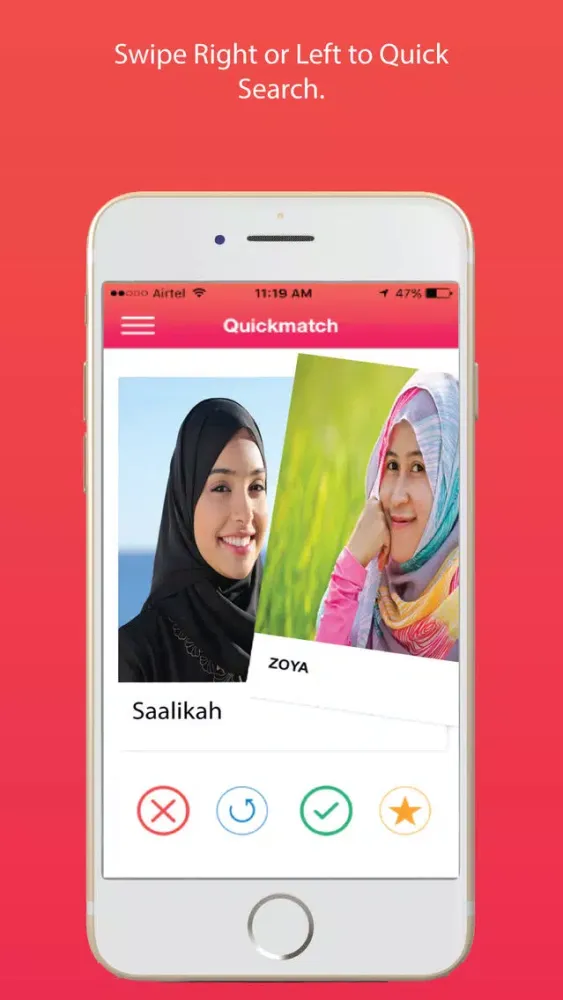 Tangkapan skrin iMuslima - Single Muslim Match Making App