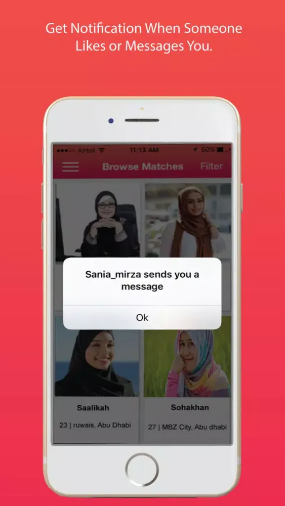 Tangkapan skrin iMuslima - Single Muslim Match Making App