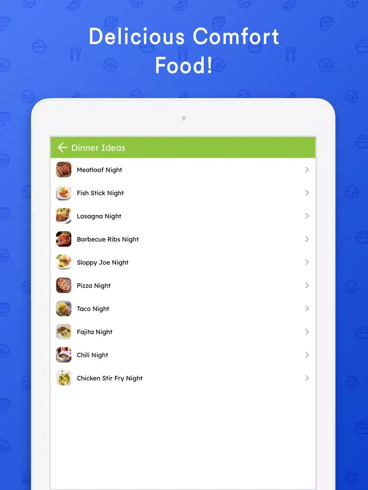 Captures d'écran de Mom's Organizer & Meal Planner iPad 