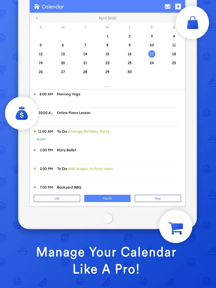 Captures d'écran de Mom's Organizer & Meal Planner iPad 