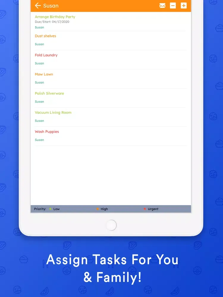 Captures d'écran de Mom's Organizer & Meal Planner iPad 