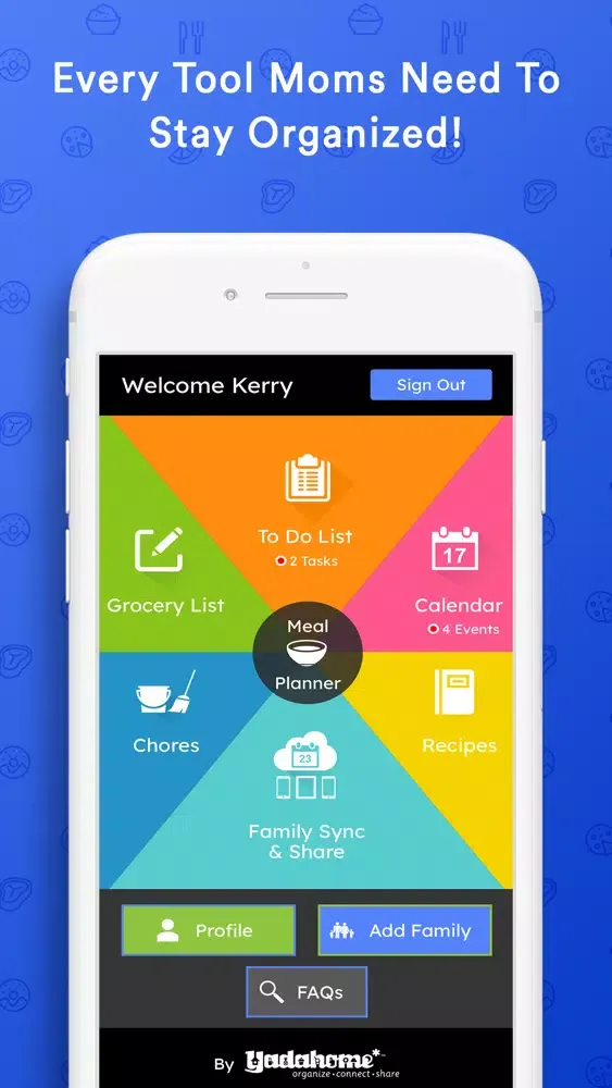Captures d'écran de Mom's Organizer & Meal Planner