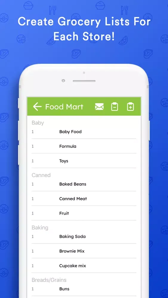 Captures d'écran de Mom's Organizer & Meal Planner