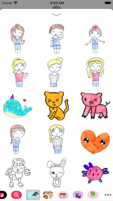 Kawaii Pets & Friends Stickers स्क्रीनशॉट