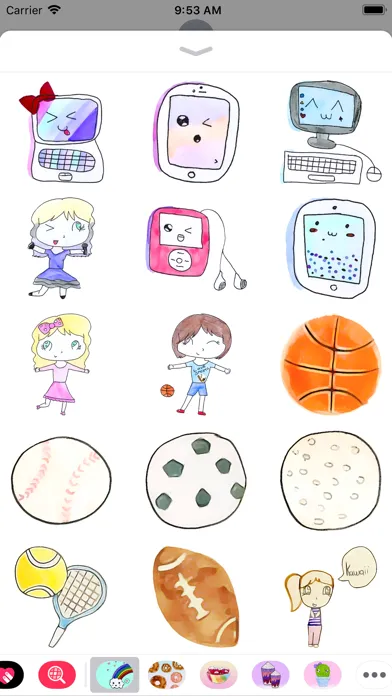 Kawaii Pets & Friends Stickers स्क्रीनशॉट
