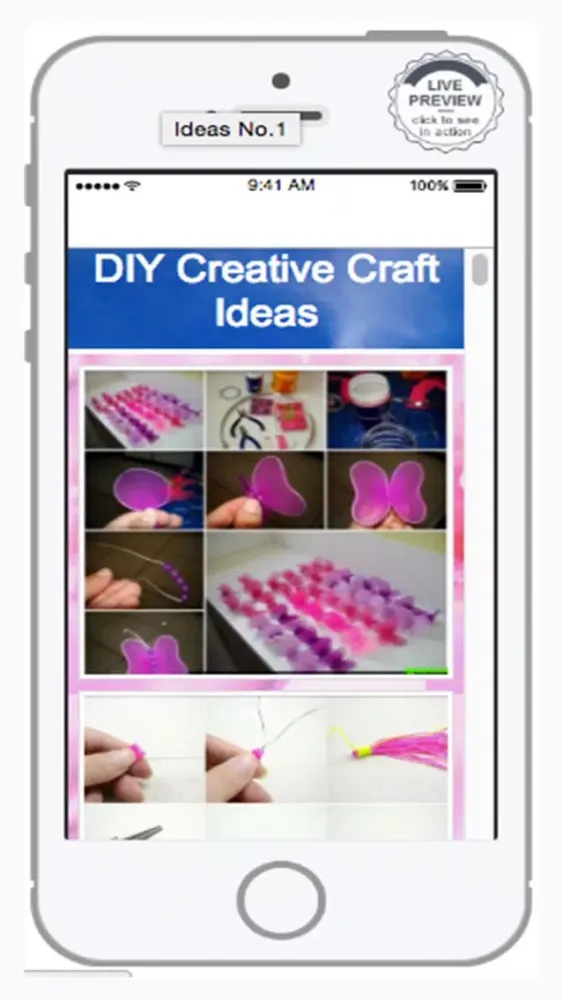 Zrzuty ekranu DIY Creative Craft Ideas