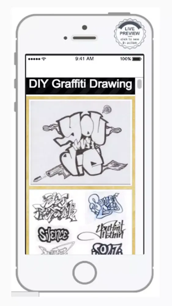 Zrzuty ekranu DIY Graffiti Drawing
