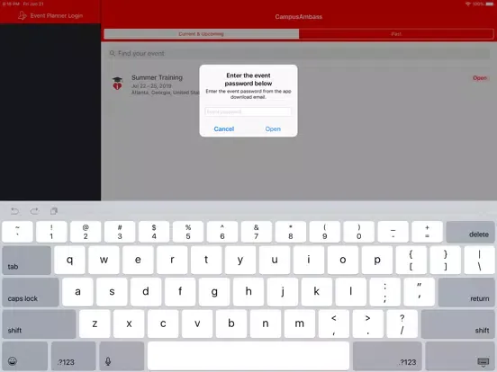 ภาพหน้าจอของ Coca-Cola Campus Ambassador 19 iPad 
