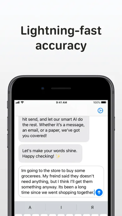 Скриншоты Grammar: AI Text Spell Check