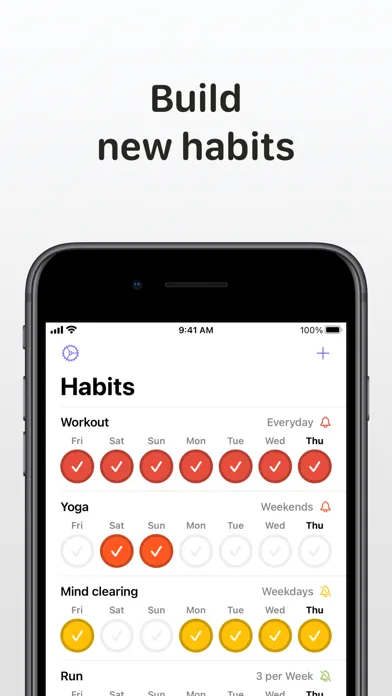 Habits: Daily Progress Tracker Screenshots