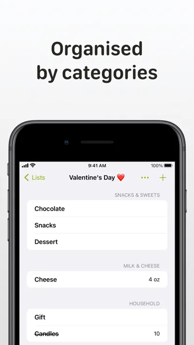 Grocery List: Shopping Planner スクリーンショット