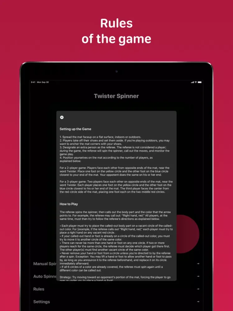 تصاویر Twister Spinner: Spin Roulette iPad 