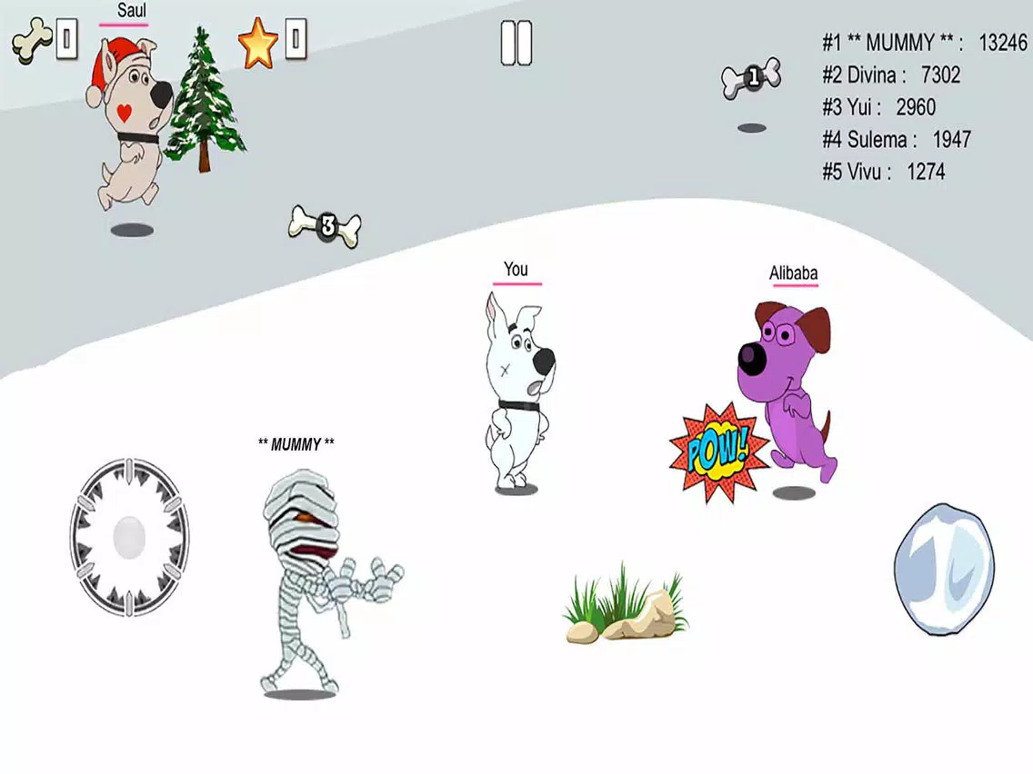 ภาพหน้าจอของ X-Dog Challenge iPad 