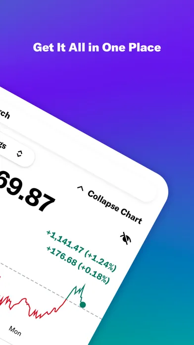 Capturas de tela do Yahoo Finance: Stocks & News