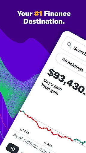 Captures d'écran de Yahoo Finance: Stock News