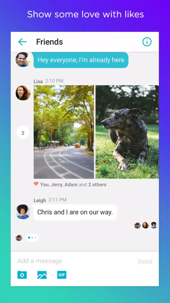 Ảnh chụp màn hình của Messenger