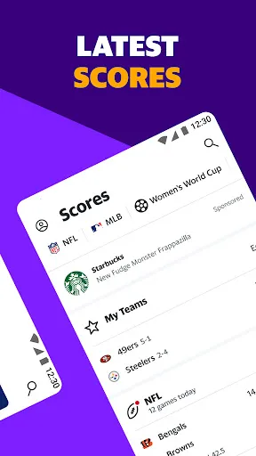 Yahoo Sports: Scores & News سکرین شاٹس