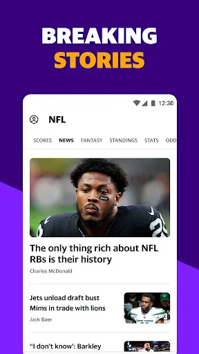 Yahoo Sports: Scores & News سکرین شاٹس