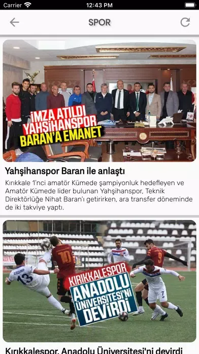 Capturas de tela do Gazetekale
