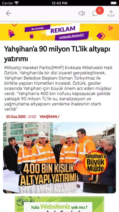 Capturas de tela do Gazetekale
