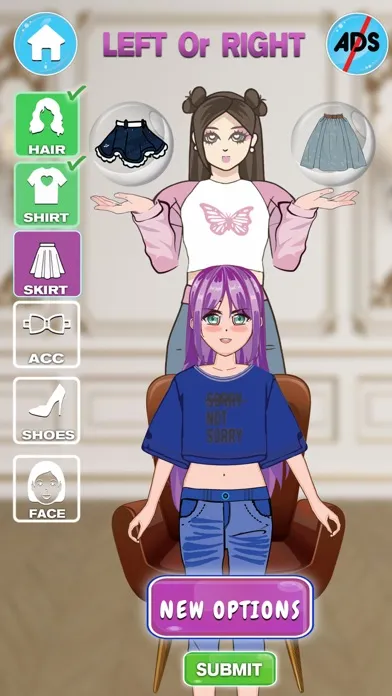 Captures d'écran de Right Choice: Fashion Games