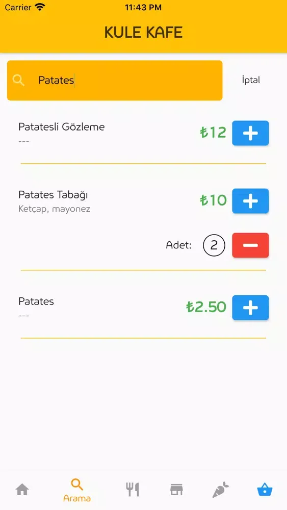 Capturas de tela do Kule Kafe & Market