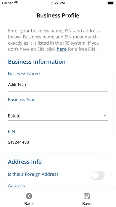 Ảnh chụp màn hình của Tax2efile