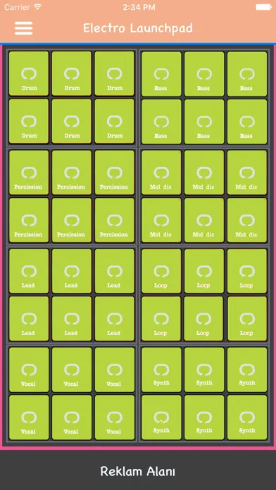 ภาพหน้าจอของ dj Electro Drum Pad