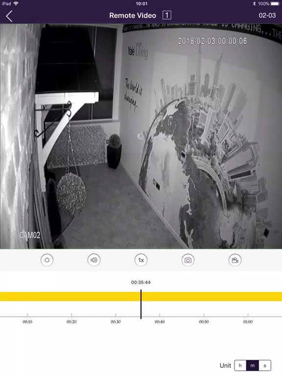 YALE CCTV iPad  স্ক্রিনশট