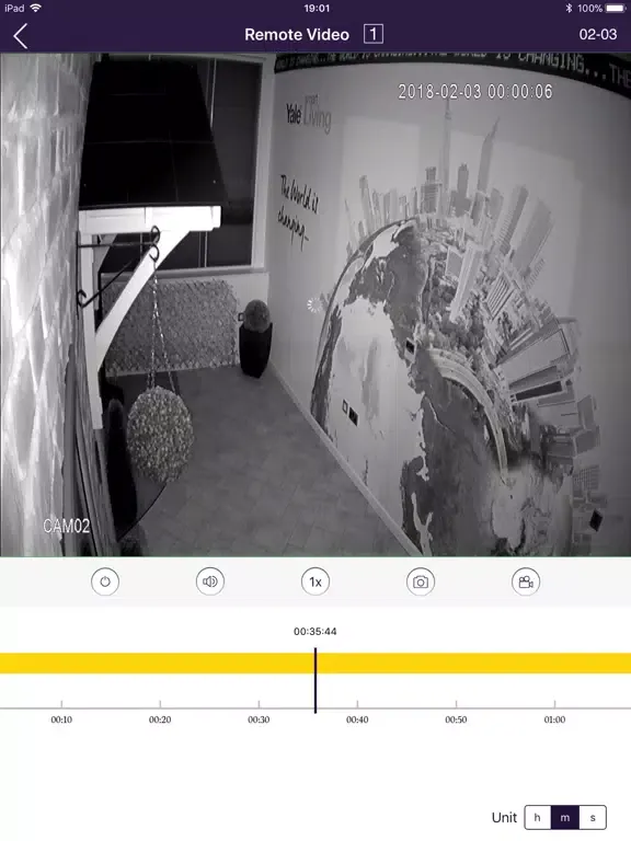 YALE CCTV iPad  স্ক্রিনশট