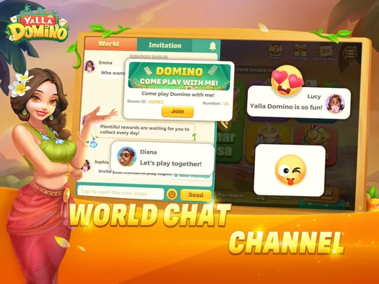 Yalla Domino - Gaple&Ludo iPad  स्क्रीनशॉट