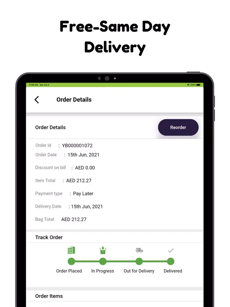 Yalla Basket: Grocery Delivery iPad  स्क्रीनशॉट