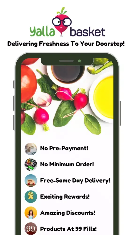 Yalla Basket: Grocery Delivery स्क्रीनशॉट