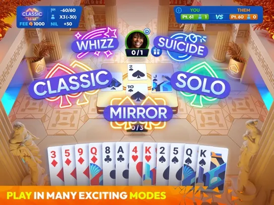 Ảnh chụp màn hình của Spades Masters - Card Game iPad 