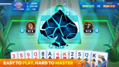 Ảnh chụp màn hình của Spades Masters - Card Game