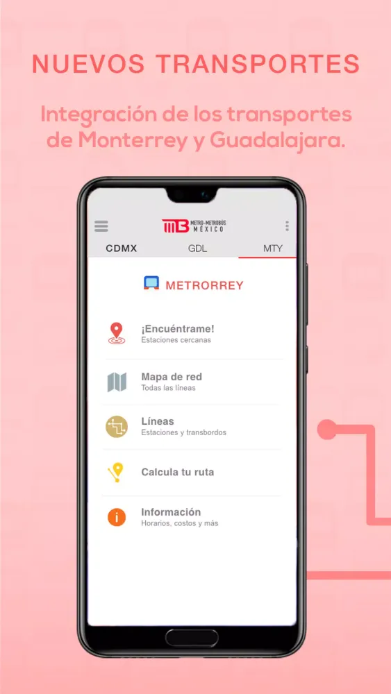Metro - Metrobus Mexico স্ক্রিনশট