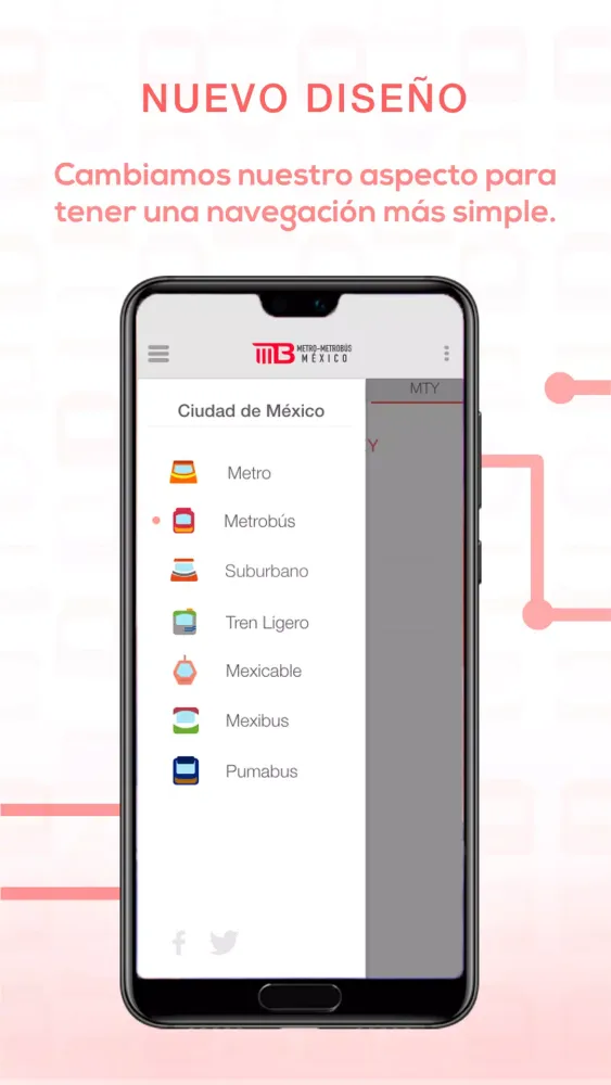 Metro - Metrobus Mexico স্ক্রিনশট