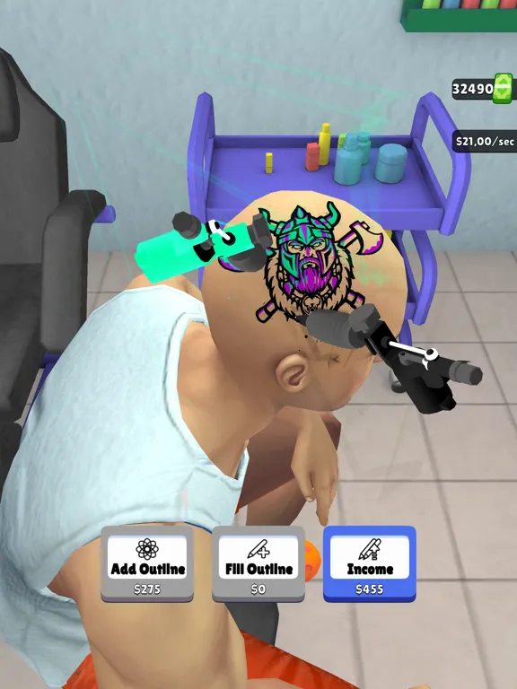 Idle Tattoo iPad  স্ক্রিনশট