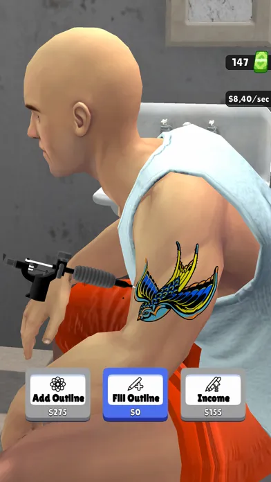 Idle Tattoo স্ক্রিনশট