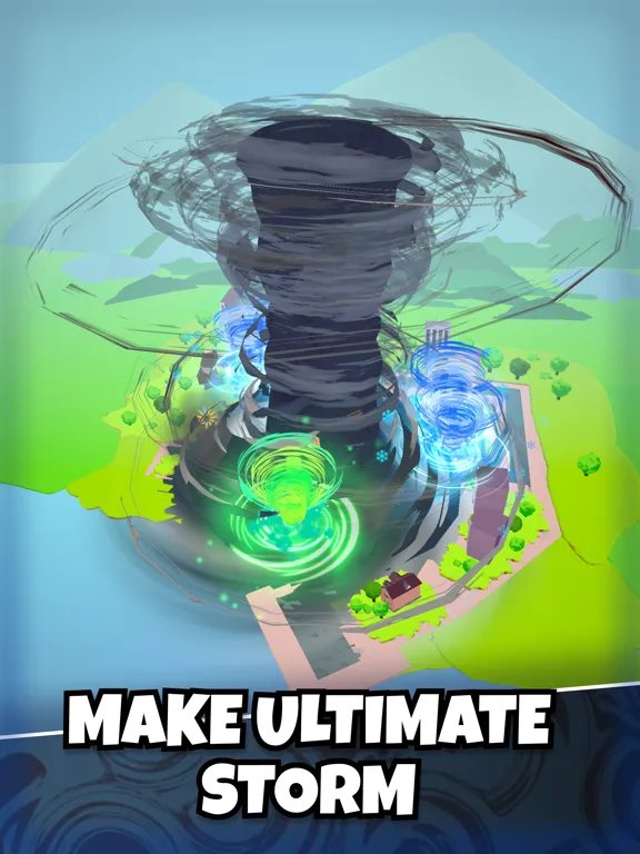 Captures d'écran de Idle Tornado Simulator iPad 